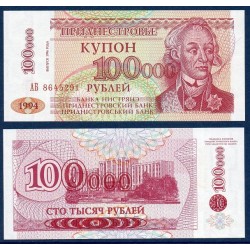 Transnistrie Pick N°31, Billet de banque de 100000 Rubles 1994