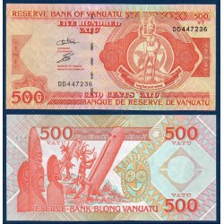 Vanuatu Pick N°5, Billet de banque de 500 Vatu 1993-2006
