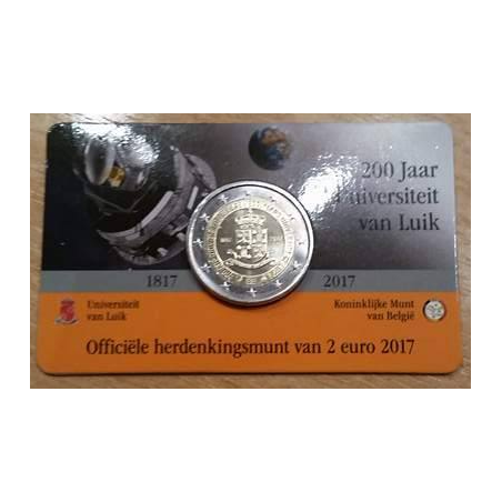2 euros commémorative Belgique 2017 Université de Liège version Flamande