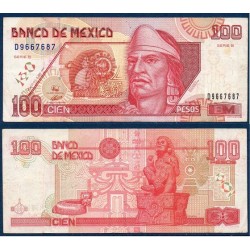 Mexique Pick N°108a, Billet de Banque de 100 pesos 1994