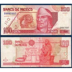 Mexique Pick N°108a, Billet de Banque de 100 pesos 1994