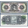 Mexique Pick N°60h, Billet de banque de Banque de 5 pesos 1963
