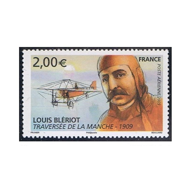 Timbre France Poste Aérienne Yvert 72a Louis bleriot, Issu de la mini feuille de 10
