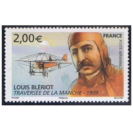 Timbre France Poste Aérienne Yvert 72a Louis bleriot, Issu de la mini feuille de 10