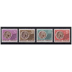 Timbres France Préoblitérés Yvert 130-133 Série complète monnaies Gauloises