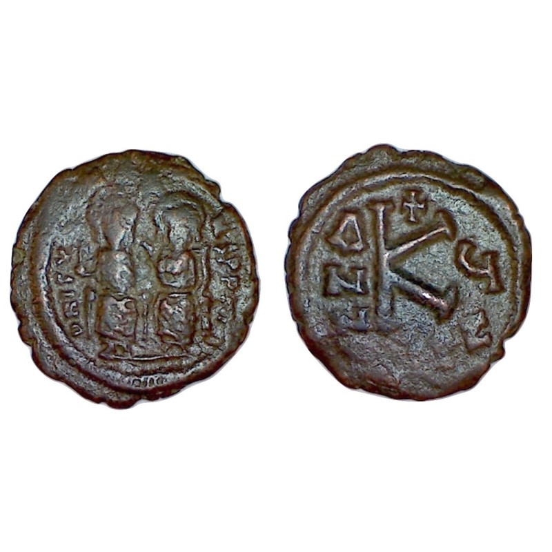 demi Follis Justin II et Sophie (569), SB 375 atelier Cizique