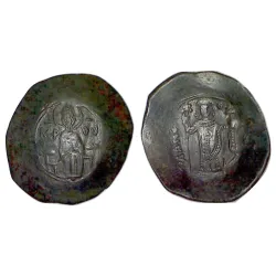 Aspron Trachy Manuel 1er Comnène (1152-1157), SB 1954 atelier Constantinople