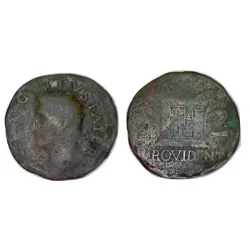 As d'Auguste (22-30) RIC 81 sear 1789 atelier Rome