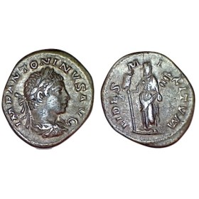 Denier d'Elagabal (219) RIC 73 atelier Rome