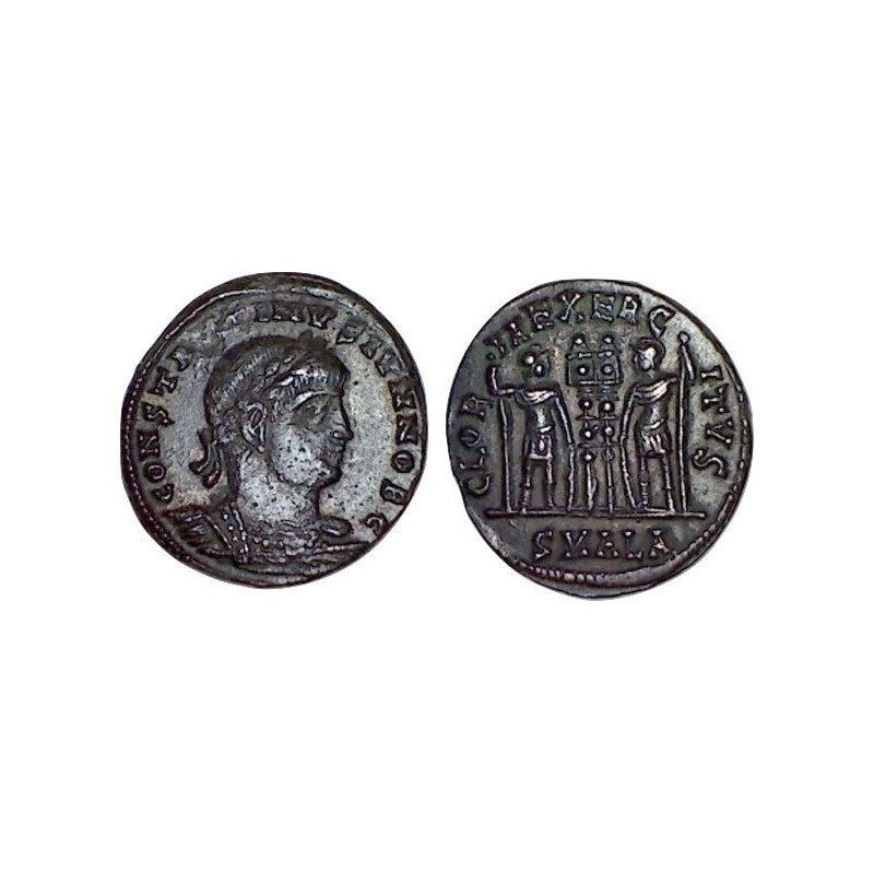 AE3 Constantin II (333-335), RIC 59 atelier Alexandrie
