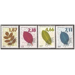 Timbres France Préoblitérés Yvert 236-239 Série Feuilles d'arbres 2