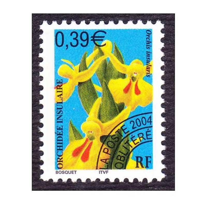 Timbre France Préoblitéré Yvert 248 Type orchidées IV