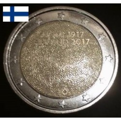 2 euros commémorative Finlande 2017 Independance Finlande