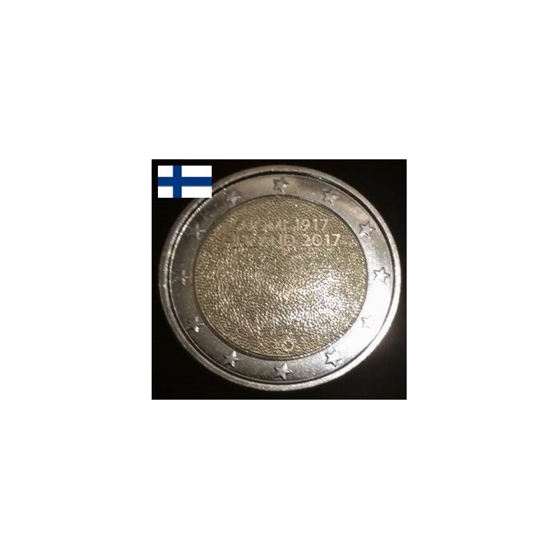 2 euros commémorative Finlande 2017 Independance Finlande