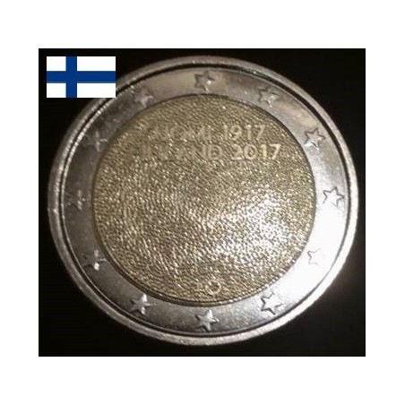 2 euros commémorative Finlande 2017 Independance Finlande