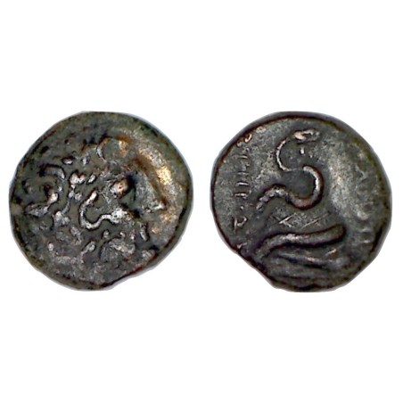 Mysie, Pergame unité Cuivre décapée (-190 à -133) Asklepios et Serpent