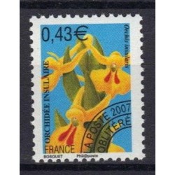 Timbre France Préoblitéré Yvert 252 Type Orchidées insulaire