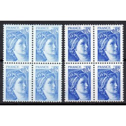 Timbre Yvert No 1963 Outremer au lieu de Bleu violet neuf luxe** Sabine