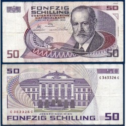 Autriche Pick N°149, Billet de banque de 50 schilling 1986