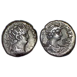 Tetradrachme de Néron pour l'Egypte (65-66), rPC 5210 atelier Alexandrie