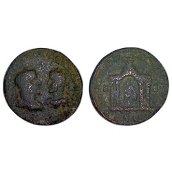 AE29 Pentassaria de Trebonien Galle et Volusien (251-252), RPC 5210 atelier Antioche