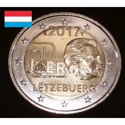 2 euros commémorative Luxembourg 2017 Service militaire