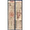Japon Hansatsu Ere Genji 1864 Kinki kii Asago 1 monme d'argent