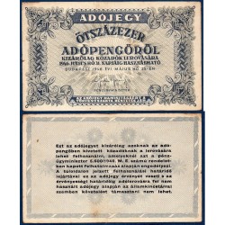 Hongrie Pick N°139b, Billet de banque de 500000 adoPengo 1946