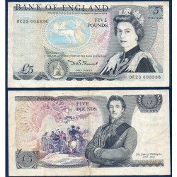 Grande Bretagne Pick N°378c, Billet de banque de 5 Pound 1982