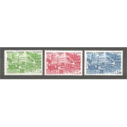 Timbres France Services Yvert 82-84 Bâtiment du conseil de l'Europe à Strasbourg