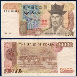 Corée du Sud Pick N°48, Billet de banque de 5000 Won 1983