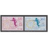 Timbres France Services Yvert 100-101 40e anniversaire du Conseil de l'Europe