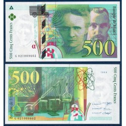 500 Francs Pierre et Marie Curie SPL 1994 Billet de la banque de France