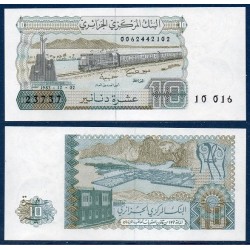 Algérie Pick N°132, Billet de banque de 10 dinars 1983