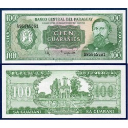 Paraguay Pick N°205, Billet de banque de 100 Guaranies 1982