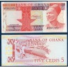 Ghana Pick N°19c, Billet de banque de 5 cédis 1982