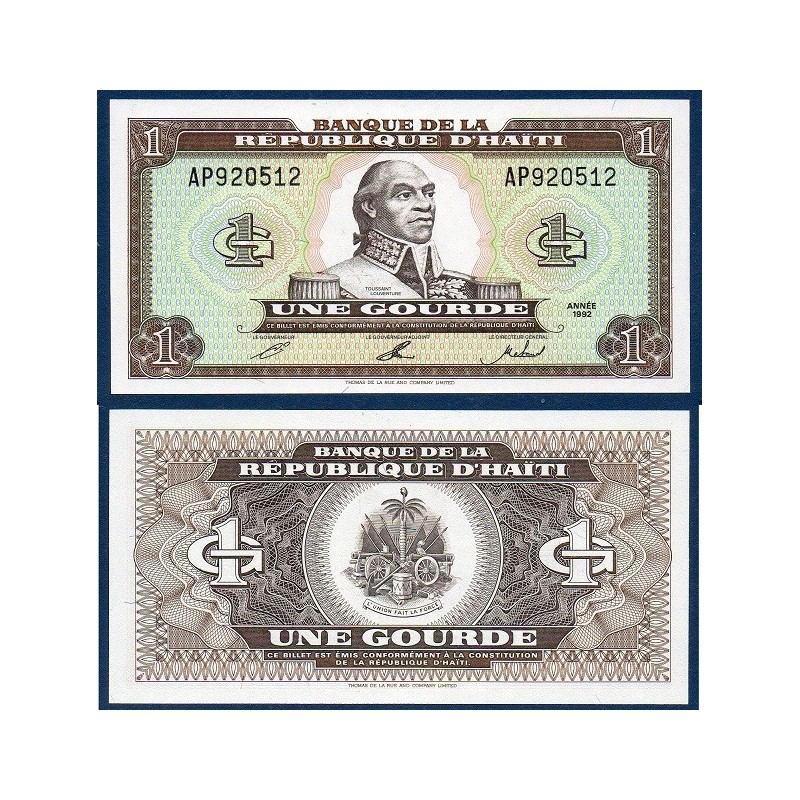 Haïti Pick N°259a, Billet de banque de 1 Gourde 1992-1993