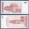 Macedoine Pick N°10a, Billet de banque de 20 Denari 1993