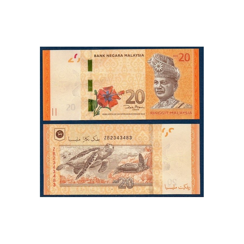 Malaisie Pick N°54a, Billet de banque de 20 ringgit 2011