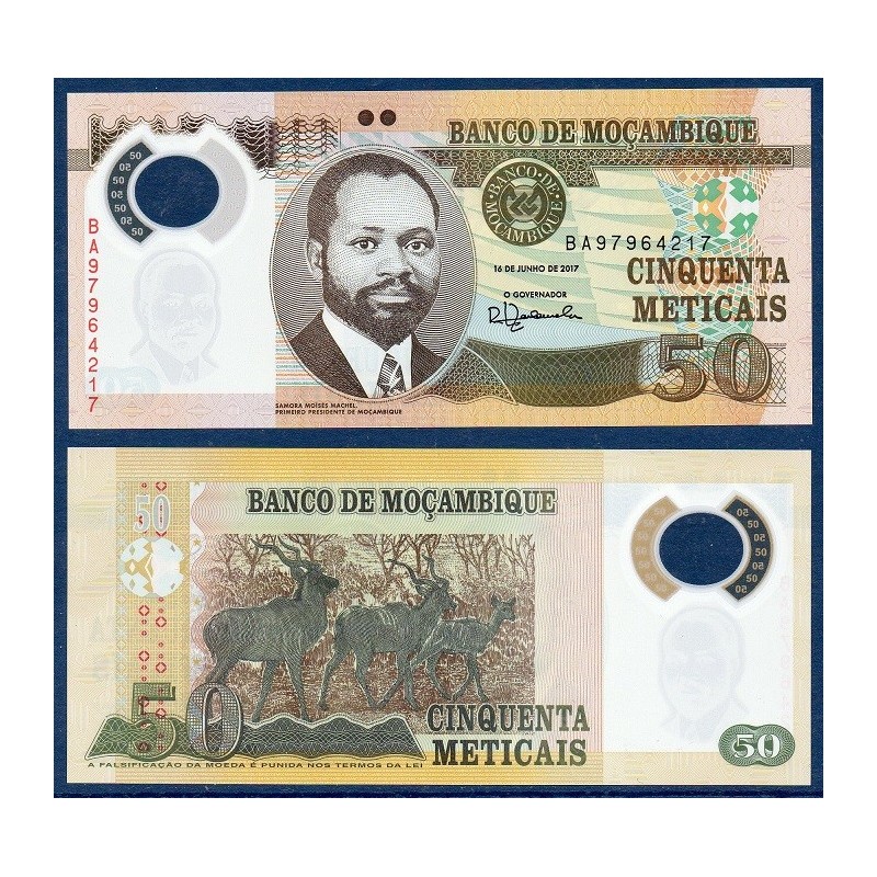 Mozambique Pick N°150b, Billet de banque de 50 meticais 2017