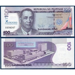 Philippines Pick N°212, Billet de banque de 100 Piso 2011