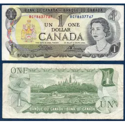 Canada Pick N°85c, Billet de banque de 1 dollar 1973