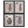 Timbres France Taxes Yvert 109-112  Série Insectes coléoptères 2