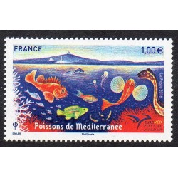 Timbre France Yvert No 5077 Euromed Postal