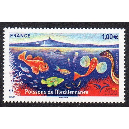 Timbre France Yvert No 5077 Euromed Postal