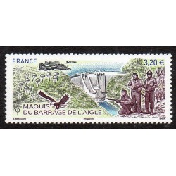 Timbre France Yvert No 5078 Maquis du barage de L'aigle