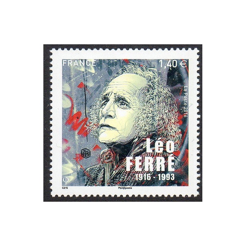 Timbre France Yvert No 5080 Leo Ferré