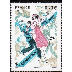 Timbre France Yvert No 5083 Fête du timbre, danse Le charleston