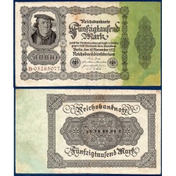 Allemagne Pick N°79, Billet de banque de 50000 Mark 1922
