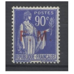Timbres Franchise Militaire Yvert 9